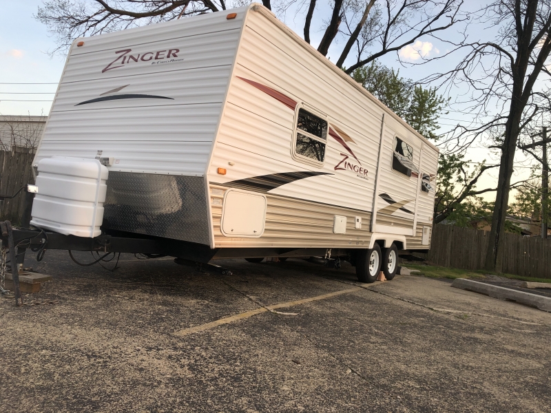 2009 zinger travel trailer for sale