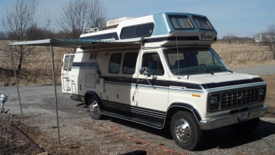 1990 Ford coachman camper van #7