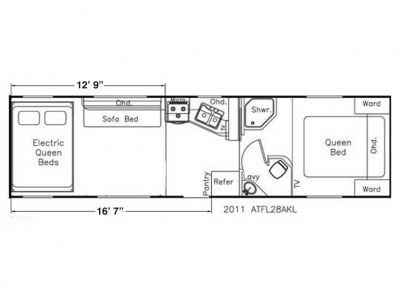 2012 Attitude Toyhauler 5th Wheel Fl28aklg For Sale Free Rv